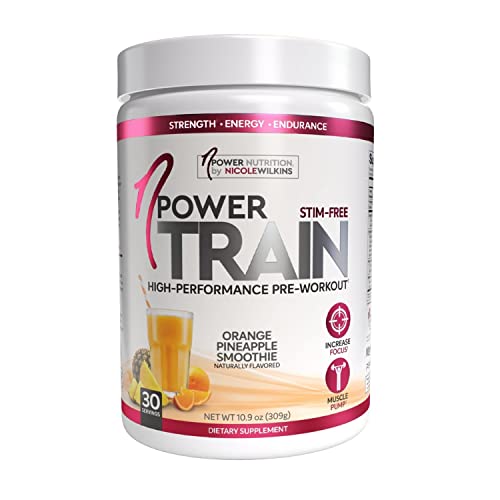 nPower Nutrition-Train Pre-Workout for Women, Orange Pineapple, 30 Servings, Stimulant nPower Nutrition uk supplements