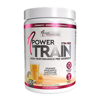 nPower Nutrition-Train Pre-Workout for Women, Orange Pineapple, 30 Servings, Stimulant nPower Nutrition uk supplements