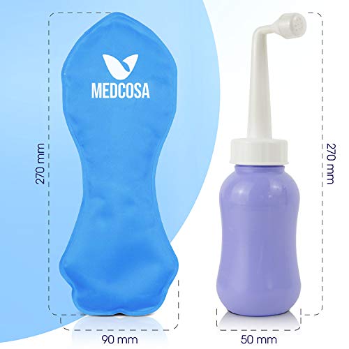 Medcosa Female Ice Pack and Perineal Bottle Set | Reusable Perineal Cold Packs & Portable Bidet Spray BottleMedcosa Female Ice Pack and Perineal Bottle Set | Reusable Perineal Cold Packs & Portable Bidet Spray Bottle Medcosa uk supplements