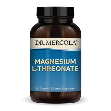 Dr. Mercola Magnesium L-Threonate, 30 Servings (90 Capsules), Dietary Supplement Dr. Mercola uk supplements
