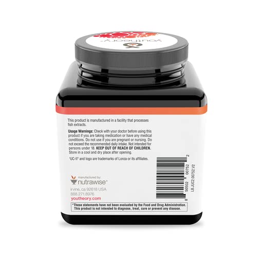 Youtheory Joint Complex with UC-II, 60 Count (1 Bottle) YouTheory uk supplements