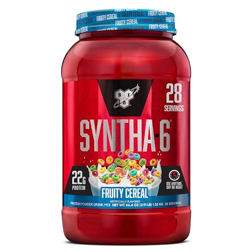 BSN SYNTHA-6 Whey Protein Powder with Micellar Casein, Milk Isolate, Fruity Cereal BSN uk supplements