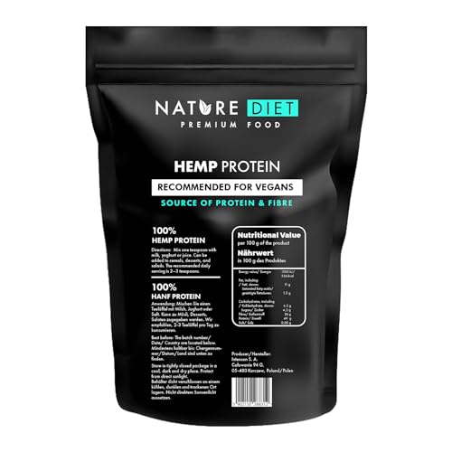 Nature Diet - Hemp Protein 1000g , Vegan , Protein Powder , Plant-Based Nature Diet uk supplements