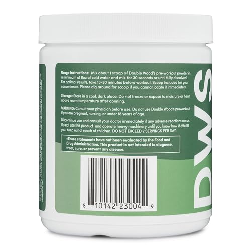 Pre Workout Powder for Men & Women (30 Servings of Caffeine, Beta Alanine, L-Citrulline Double Wood Supplements uk supplements