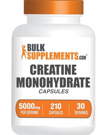 BULKSUPPLEMENTS.COM Creatine Monohydrate Capsules - Micronized Creatine Monohy BULKSUPPLEMENTS.COM uk supplements