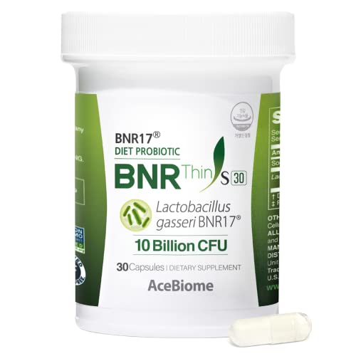 AceBiome BNRThin S30, Lactobacillus Gasseri BNR17, 10 Billion CFU Guaranteed AceBiome uk supplements