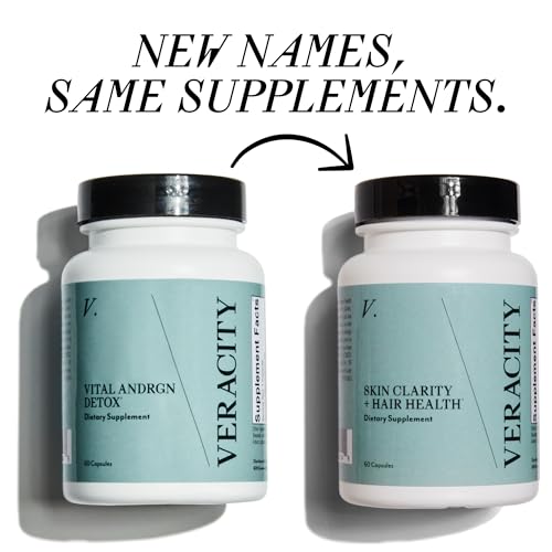 VERACITY SELFCARE Androgen Detox Fatigue Ease, Hair Growth Supplement, Hormone Balance VERACITY SELFCARE uk supplements