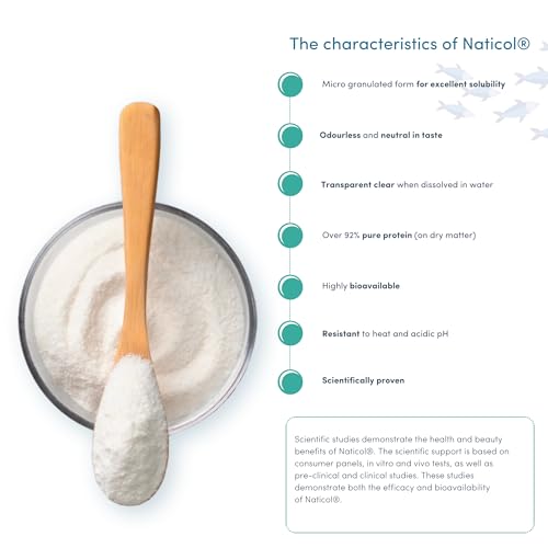 Marine Collagen 375g - 12.5g x 30 Servings - Naticol® Type 1 and 3 - Vitality Pro Hydrolysed Collagen vP Vitality Pro uk supplements