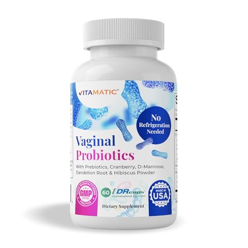 Vitamatic Vaginal Probiotics 20 Billions for Women pH Balance & Odor Control Vitamatic uk supplements