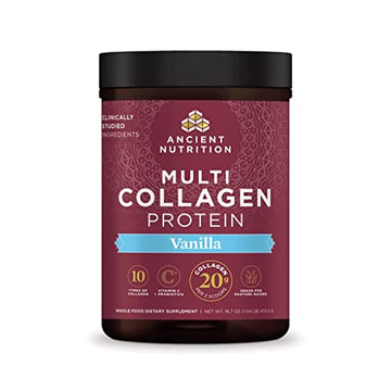Collagen Powder Protein by Ancient Nutrition, Multi Collagen Vanilla Protein Powder Ancient Nutrition uk supplements