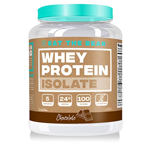 Eat the Bear Whey Protein Isolate Protein Powder 2 lbs (Chocolate) Eat The Bear uk supplements