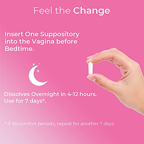 Natureland 40 Count, 600mg Boric Acid Vaginal Suppositories, Made in USA, Restore pH Balance Natureland uk supplements
