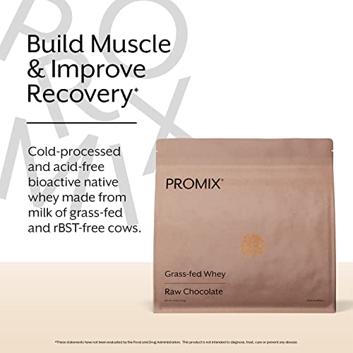 Promix Whey Protein Powder, Raw Chocolate - 2.5lb Bulk - Grass-Fed & 100% All ProMix Nutrition uk supplements