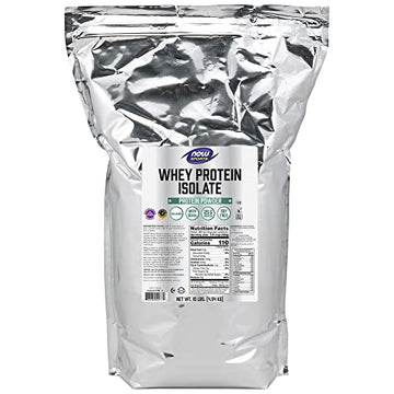 NOW Sports Nutrition, Whey Protein Isolate, 25 g With BCAAs, Unflavored Powder NOW uk supplements