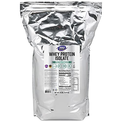 NOW Sports Nutrition, Whey Protein Isolate, 25 g With BCAAs, Unflavored Powder NOW uk supplements