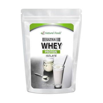Z Natural Foods Whey Protein Powder Isolate, Unsweetened Protein Powder Enriched Z Natural Foods uk supplements