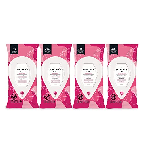 Summer's Eve Sheer Floral Daily Refreshing Feminine Wipes, Removes Odor, pH balanced Summer's Eve uk supplements