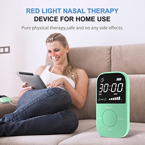 LASEPREHT Red Light Nasal Therapy Device, 650nm Red Light Device for Nose Sore Throat LASEPREHT uk supplements