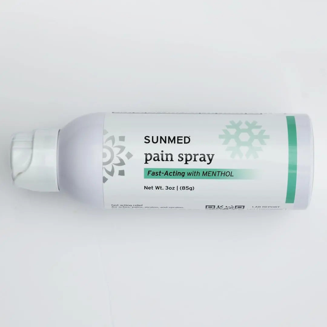 SUNMED Hemp Oil Menthol Spray for Discomfort Soothing & Recovery – Fast-Absorbing, Cooling Topical Formula for Aches, Tension & Muscle Relief – Convenient Spray, Easy Application SUNMED uk supplements