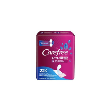 Carefree Acti-Fresh Body Shape Pantiliners Thin Unscented - 22 Liners, Pack of 2 Carefree uk supplements