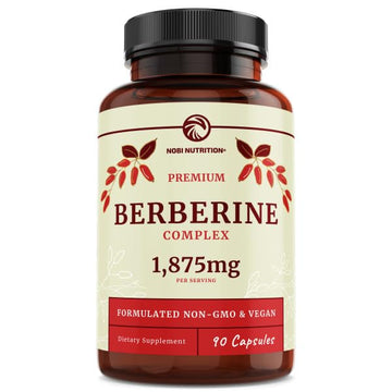 Berberine HCL 1500mg for Weight Management | Botanical Keto Inducing Berberine Supplement Nobi Nutrition uk supplements