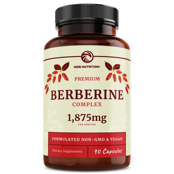 Berberine HCL 1500mg for Weight Management | Botanical Keto Inducing Berberine Supplement Nobi Nutrition uk supplements