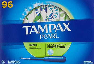 Tampax Pearl Unscented Super Absorbency Tampons, 96 Count Tampax uk supplements