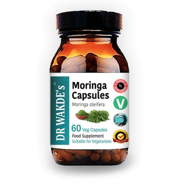 DR WAKDE'S Moringa Capsules (Moringa oleifera, 60 Veg Caps, Plant-Based Supplement, Ayurvedic Herb, All Natural, Vegan) DR WAKDE's uk supplements