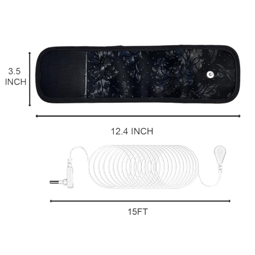 LOYDBDT Grounding Wrist Strap,Patterned Grounding Wristband,Unique Air Holes and Conductive Silver LOYDBDT uk supplements