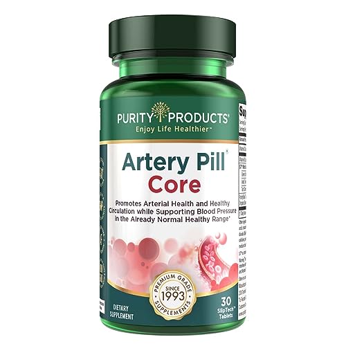 Purity Products Artery Pill Core from MK-7 Vitamin K2, Plant-Based S7 Nitric Oxide Booster Purity Products uk supplements