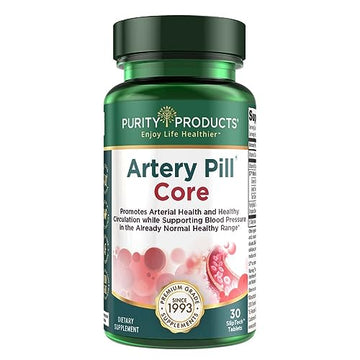Purity Products Artery Pill Core from MK-7 Vitamin K2, Plant-Based S7 Nitric Oxide Booster Purity Products uk supplements