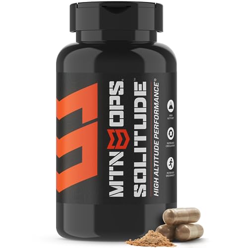 MTN OPS Solitude High-Altitude Performance Supplement (25 Servings), Black, One Size MTN OPS uk supplements