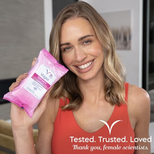 Vagisil Odor Block Daily Freshening Wipes for Feminine Hygiene in Resealable Pouch Vagisil uk supplements