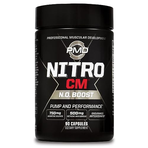 PMD Sports Nitro cm - Nitric Oxide with Agmatine Pre Workout Supplement - Muscle PMD uk supplements