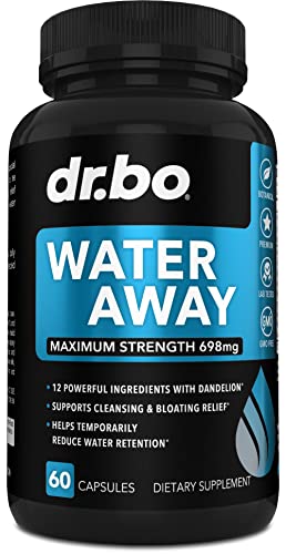 Water Pills Diuretics for Water Retention - Natural Water Away Pills Herbal Diuretic Supplements DR. BO uk supplements