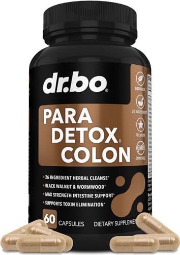 Colon Cleanse Pills Body Detox - Intestinal Guard Cleanser for Stomach - Natural Weight DR. BO uk supplements