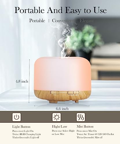 Aegci Aromatherapy Diffusers,300ml Air Humidifier with 7 Colors Light,Adjustable Brightness Aegci uk supplements