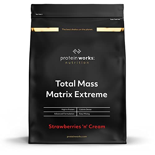Protein Works - Total Mass Matrix Extreme Mass Gainer | High Calorie Protein Powder Protein Works uk supplements
