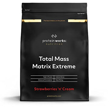 Protein Works - Total Mass Matrix Extreme Mass Gainer | High Calorie Protein Powder Protein Works uk supplements