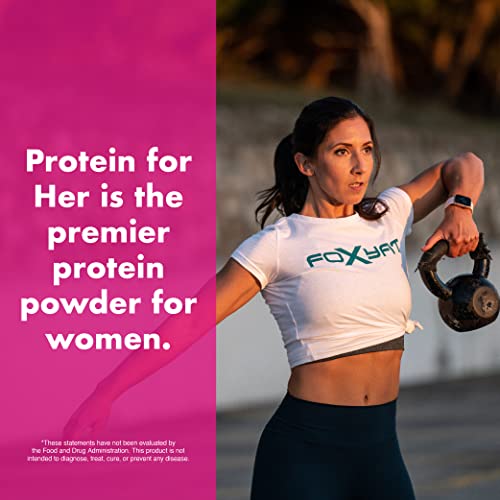 FoxyFit Protein for Her, Caramel Mocha Whey Protein Powder with CLA and Biotin FoxyFit uk supplements