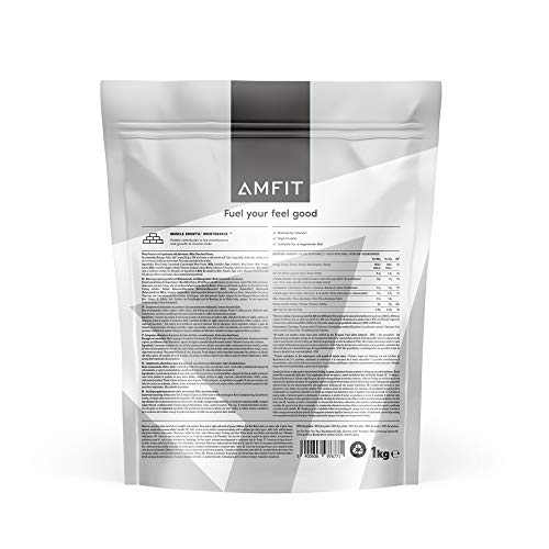 Amazon Brand - Amfit Nutrition Whey Protein Powder, White Chocolate Flavour, 33 Servings, 1 kg Amfit Nutrition uk supplements