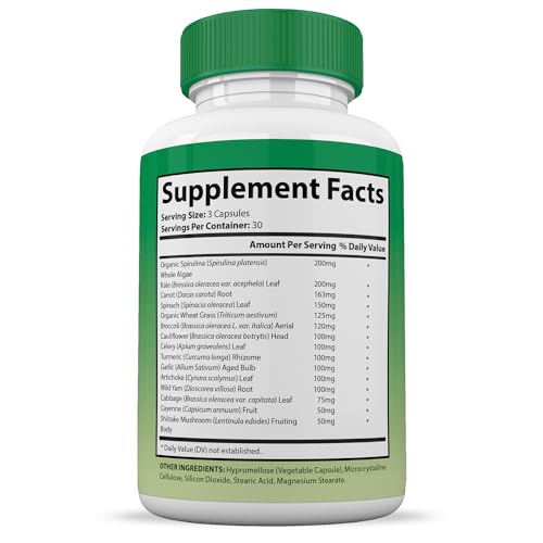 (Set of 2) Vital Fruits and Veggies Supplement Red & Green Superfoods Whole Food Justified Laboratories uk supplements