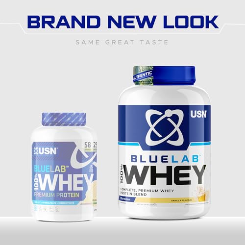 USN Blue Lab Whey Protein Powder: Vanilla - Whey Protein 2kg - Post-Workout USN uk supplements
