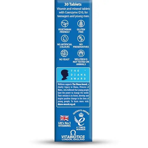 Wellteen by Vitabiotics Him Tablets x 30 Wellteen uk supplements