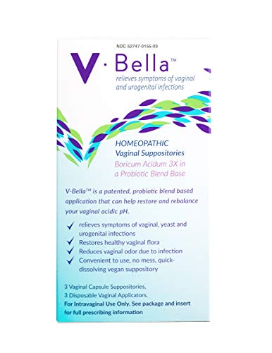 V-Bella Boric Acid + Probiotic Based Vaginal Suppositories- a More Natural Way to Refresh, Balance & Relieve BeBe & Bella uk supplements