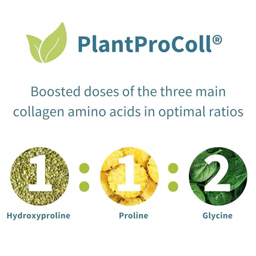 Vegan Collagen Powder, Natural Vanilla Flavour, Plant-Based Peptide Protein Supplement Igennus Healthcare Nutrition uk supplements