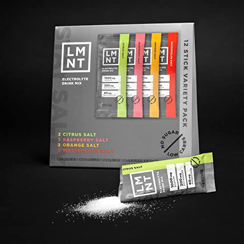 LMNT Zero-Sugar Electrolytes - Variety Salt - Hydration Powder Packets | No Dodgy Ingred Drink LMNT uk supplements