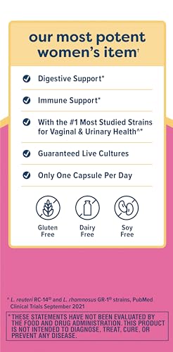 Renew Life Women's Probiotic Capsules, Supports Vaginal, Urinary, Digestive and Immune Renew Life uk supplements