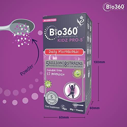 Natures Aid Bio360 Kidz Pro-5 (5 Billion Bacteria) from Natures Aid, Children's Microbiotic natures aid uk supplements